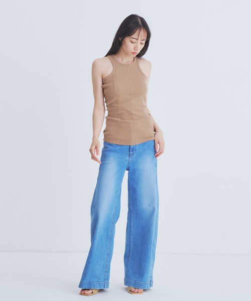 UNITED TOKYO(ユナイテッドトウキョウ)の「【新作】2way Cami & Padded Tanktop|ウォッシャブル/キャミ/タンクトップ/速乾/カップ付き/夏服(タンクトップ・レディース・ベージュ/ホワイト/レッド・FREE)」の14枚目の写真