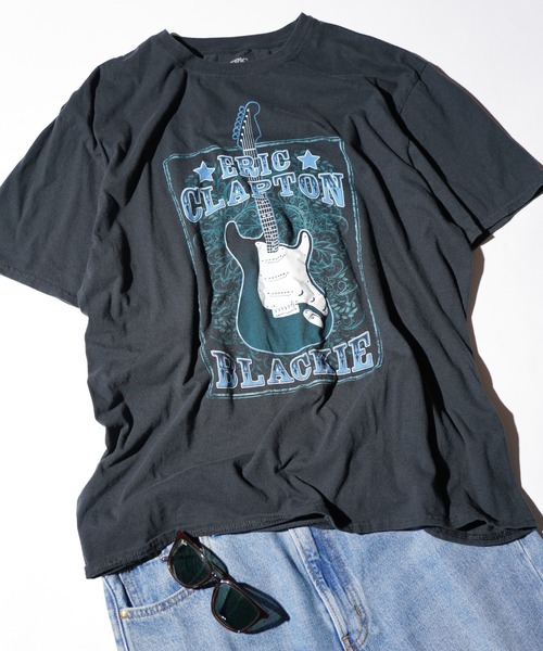 THRIFTY LOOK（スリフティールック）の「THRIFTY LOOK / スリフティールック THRIFTY "ERIC CLAPTON" TEE エリック・クラプトン バンドTシャツ バンT（Tシャツ/カットソー・メンズ・ホワイト/ホワイト系その他/ブラック/ブラック系1/ブラック系2・MEDIUM/LARGE/X-LARGE/XX-LARGE）」の4枚目の写真
