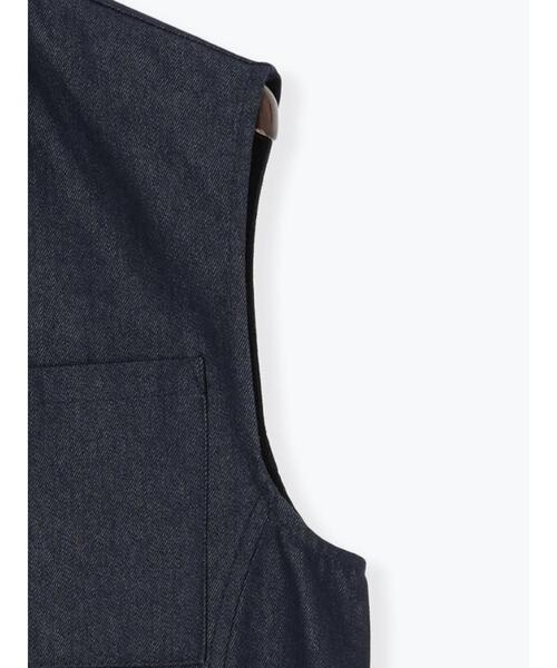 Te chichi（テチチ）の「デニムライクジレ（セットアップ可）（ベスト・レディース・ネイビー・F）」の16枚目の写真