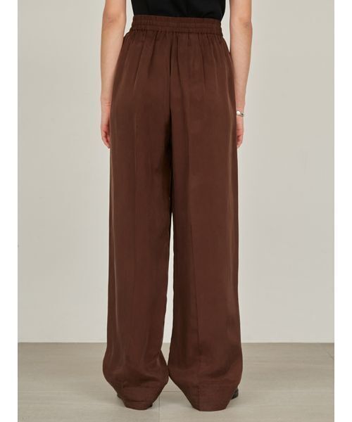 styling/(スタイリング)の「【セットアップ対応】ワイドタックドローストリングパンツ(その他パンツ・レディース・ブラック/ミント/ブラウン・0/1)」の6枚目の写真