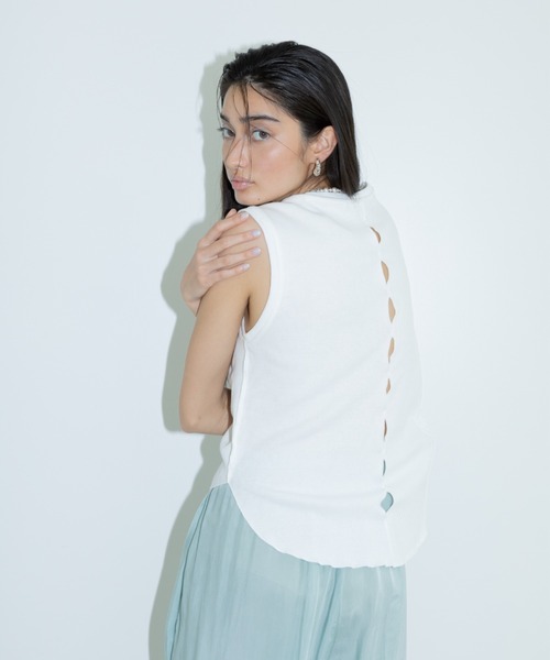 styling/(スタイリング)の「【セットアップ対応】ワイドタックドローストリングパンツ(その他パンツ・レディース・ブラック/ミント/ブラウン・0/1)」の22枚目の写真