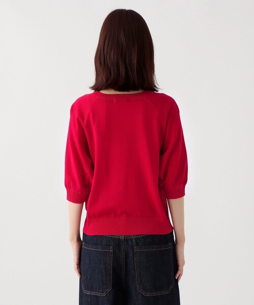 Afternoon Tea（アフタヌーンティー）の「MVS UVニッットプルオーバー（ニット/セーター・レディース・アイボリー/グリーン/ブルー/レッド・MEDIUM）」の9枚目の写真