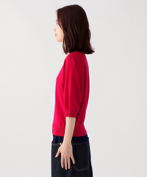 Afternoon Tea（アフタヌーンティー）の「MVS UVニッットプルオーバー（ニット/セーター・レディース・アイボリー/グリーン/ブルー/レッド・MEDIUM）」の10枚目の写真