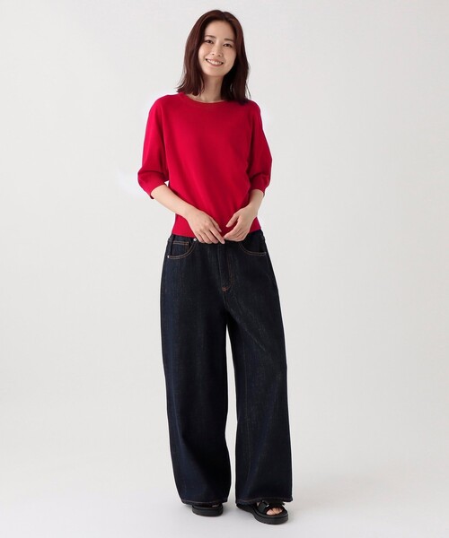 Afternoon Tea（アフタヌーンティー）の「MVS UVニッットプルオーバー（ニット/セーター・レディース・アイボリー/グリーン/ブルー/レッド・MEDIUM）」の11枚目の写真