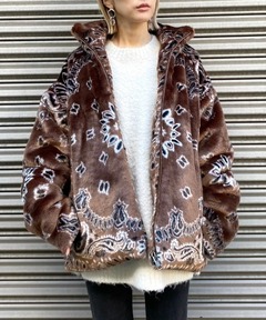 セール】DankeSchon/ダンケシェーン/ペイズリーファーブルゾン