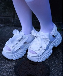 axes femme POETIQUE | 厚底レースアップスポサン(サンダル)