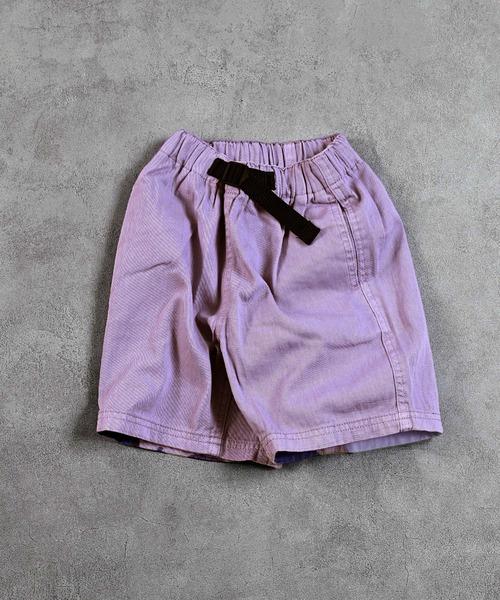 MARKEY'S（マーキーズ）の「製品染めショーツ(無地/タイダイ)（その他パンツ・キッズ・ブラック/ライトピンク/モスグリーン/ブラウン/マスタード/ネイビー/ダークブルー/サンドベージュ/オレンジ/パープル・80/90/95/100/110/120/130/140/150）」の8枚目の写真