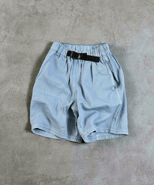 MARKEY'S（マーキーズ）の「製品染めショーツ(無地/タイダイ)（その他パンツ・キッズ・ブラック/ライトピンク/モスグリーン/ブラウン/マスタード/ネイビー/ダークブルー/サンドベージュ/オレンジ/パープル・80/90/95/100/110/120/130/140/150）」の7枚目の写真