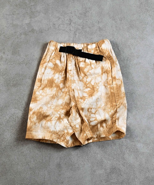 MARKEY'S（マーキーズ）の「製品染めショーツ(無地/タイダイ)（その他パンツ・キッズ・ブラック/ライトピンク/モスグリーン/ブラウン/マスタード/ネイビー/ダークブルー/サンドベージュ/オレンジ/パープル・80/90/95/100/110/120/130/140/150）」の3枚目の写真