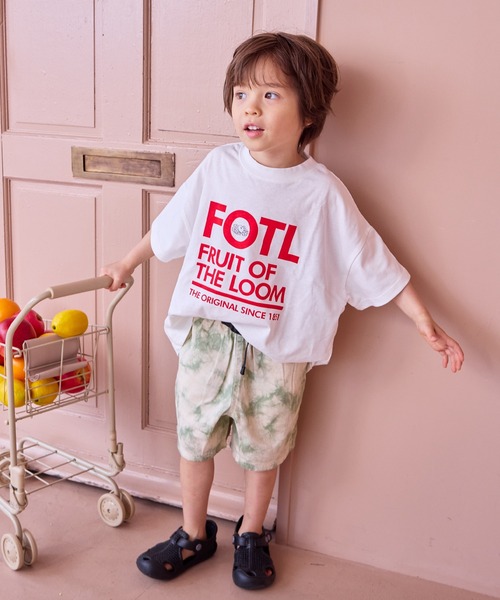 MARKEY'S（マーキーズ）の「製品染めショーツ(無地/タイダイ)（その他パンツ・キッズ・ブラック/ライトピンク/モスグリーン/ブラウン/マスタード/ネイビー/ダークブルー/サンドベージュ/オレンジ/パープル・80/90/95/100/110/120/130/140/150）」の19枚目の写真