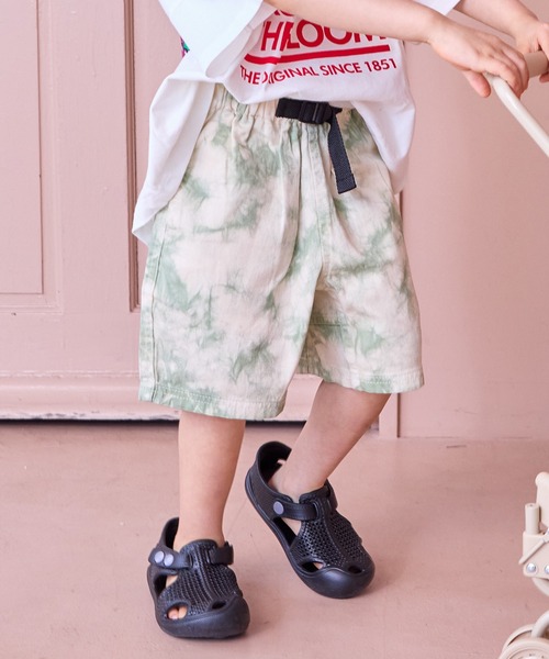 MARKEY'S（マーキーズ）の「製品染めショーツ(無地/タイダイ)（その他パンツ・キッズ・ブラック/ライトピンク/モスグリーン/ブラウン/マスタード/ネイビー/ダークブルー/サンドベージュ/オレンジ/パープル・80/90/95/100/110/120/130/140/150）」の18枚目の写真