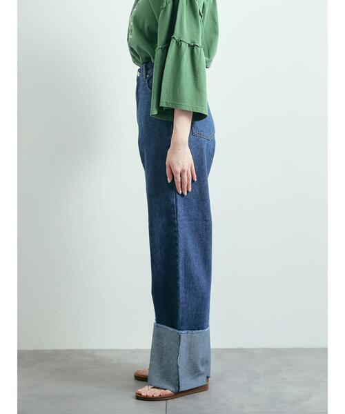 SM2(エスエムツー)の「デニムロールアップパンツ(その他パンツ・レディース・サックスブルー/ネイビー・M/L)」の19枚目の写真