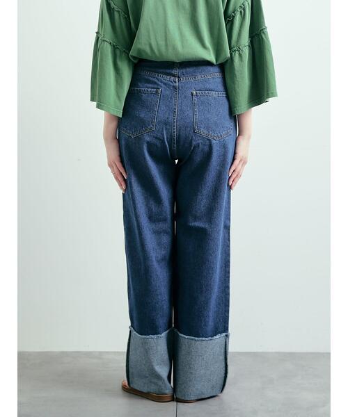 SM2(エスエムツー)の「デニムロールアップパンツ(その他パンツ・レディース・サックスブルー/ネイビー・M/L)」の20枚目の写真