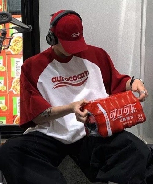 MGV(エムジーヴィー)の「ラグランスリーブプリントカットソー(Tシャツ/カットソー・メンズ・ホワイト・MEDIUM/LARGE/X-LARGE)」の5枚目の写真