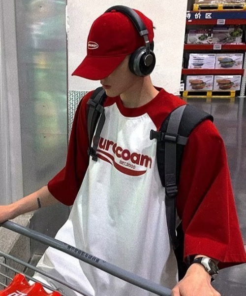 MGV(エムジーヴィー)の「ラグランスリーブプリントカットソー(Tシャツ/カットソー・メンズ・ホワイト・MEDIUM/LARGE/X-LARGE)」の3枚目の写真