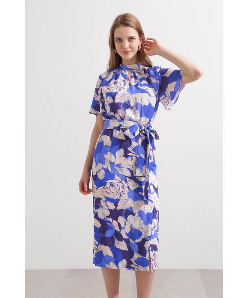 現行完売品◇ピンキーアンドダイアン◇ クラシカルフラワープリントワンピース PINKY&DIANNE ワンピース 「URBAN PRECIOUS」 ブラッシュ