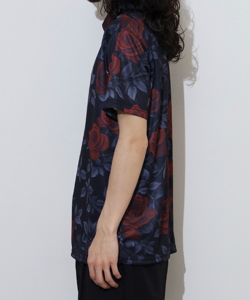 FUNALIVE(ファンアライブ)の「ブラックローズ柄ポロシャツ ゴルフ(ポロシャツ・レディース・その他・M/L/WOMENS L)」の14枚目の写真