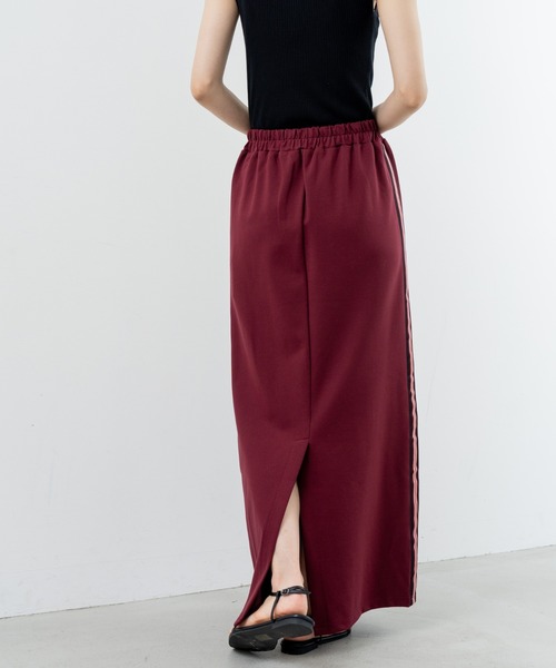 refinedworks（リファインドワークス）の「【refinedworks】カジュアル に映える サイドラインスカート（スカート・レディース・ボルドー/ブラウン/ブラック・FREE）」の14枚目の写真