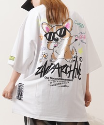 【2ND ARCHIVE】オーバーサイズ クレヨンタッチ プリント Tシャツ / Oversized Crayon Touch Print T-Shirt