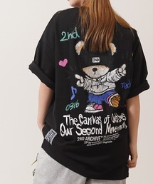 【2ND ARCHIVE】オーバーサイズ クレヨンタッチ プリント Tシャツ / Oversized Crayon Touch Print T-Shirt