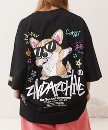 【2ND ARCHIVE】オーバーサイズ クレヨンタッチ プリント Tシャツ / Oversized Crayon Touch Print T-Shirt