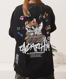 【2ND ARCHIVE】オーバーサイズ クレヨンタッチ プリント Tシャツ / Oversized Crayon Touch Print T-Shirt