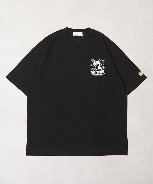 1111clothing(ワンフォークロージング)の「【2ND ARCHIVE】オーバーサイズ クレヨンタッチ プリント Tシャツ / Oversized Crayon Touch Print T-Shirt(Tシャツ/カットソー・メンズ・ピンク系1/ピンク系2/ピンク系3/ブラック系1/グリーン系2/ブラック系3/ホワイト系1/ホワイト系2/グリーン系1/ブラック系2/ホワイト系3/グリーン系3・FREE)」の13枚目の写真