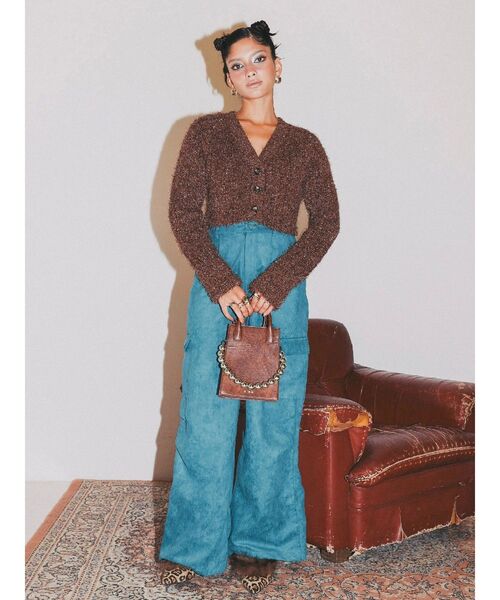 EVRIS（エヴリス）の「ポインテッドトゥフェイクファーミュール（パンプス・レディース・その他1/カーキ・SMALL/MEDIUM/LARGE）」の15枚目の写真