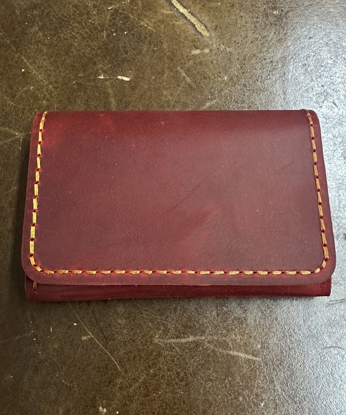 ARCADE（アーケード）の「牛本革 名刺入れ レザービジネスカードケース（名刺入れ・メンズ・グリーン/レッド/ダークブラウン/ブラウン/ブルー/ブラック・ONESIZE）」の6枚目の写真