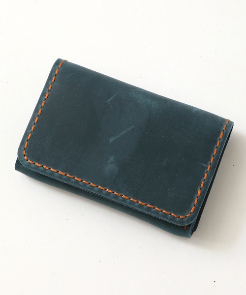 ARCADE（アーケード）の「牛本革 名刺入れ レザービジネスカードケース（名刺入れ・メンズ・グリーン/レッド/ダークブラウン/ブラウン/ブルー/ブラック・ONESIZE）」の5枚目の写真