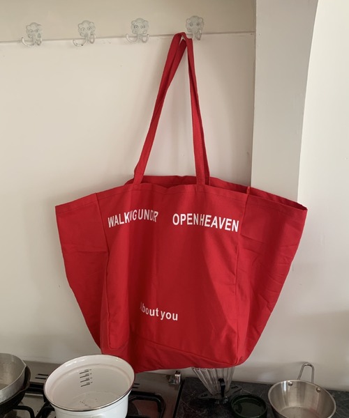 Vipoa(ヴィポア)の「logo canvas bag(トートバッグ・レディース・カーキ/ブラック/アイボリー/イエロー/レッド/ピンク・FREE)」の15枚目の写真