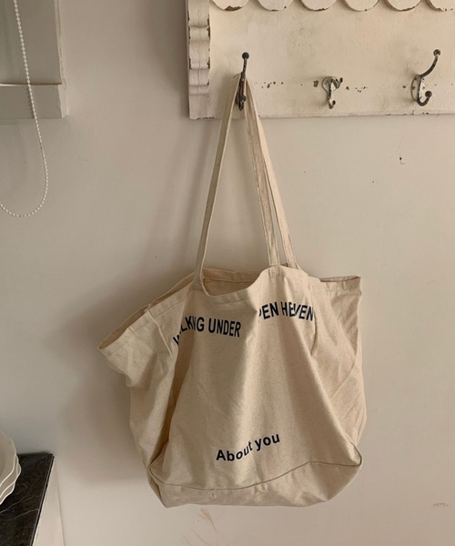Vipoa(ヴィポア)の「logo canvas bag(トートバッグ・レディース・カーキ/ブラック/アイボリー/イエロー/レッド/ピンク・FREE)」の21枚目の写真