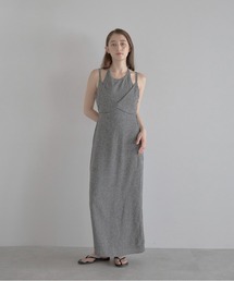MINERTE（ミネルテ）の「【MINERTE】summer tweed halter neck dress / サマーツイードホルターネックキャミワンピース（ワンピース）」