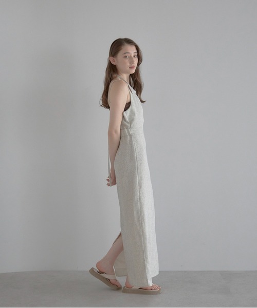 春新作ワンピース【MARITHE】W BUBBLE HEM SLEEVELESSワンピース W BUBBLE HEM SLEEVELESS DRESS