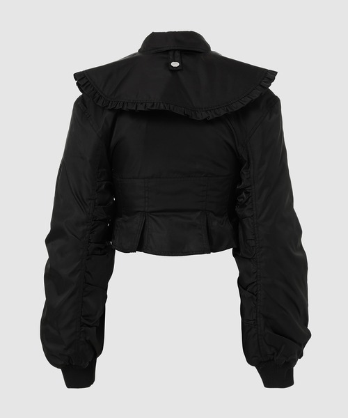 GANNI ガニー　ブルゾンジャケット GANNI（ガニー）の「Duchesse Nylon Fitted Jacket（ブルゾン）」 - WEAR