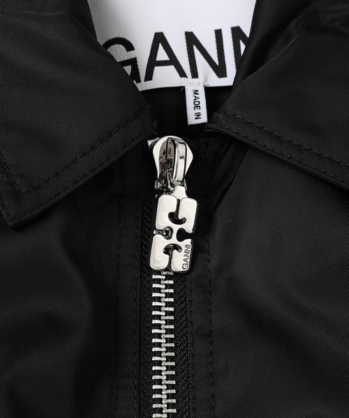 GANNI（ガニー）の「Duchesse Nylon Fitted Jacket（ブルゾン）」 - WEAR