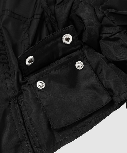 GANNI（ガニー）の「Duchesse Nylon Fitted Jacket（ブルゾン・レディース・ブラック・34/36）」の8枚目の写真