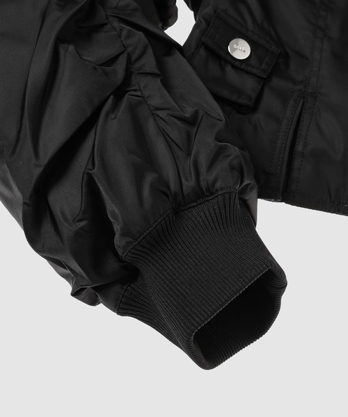 GANNI（ガニー）の「Duchesse Nylon Fitted Jacket（ブルゾン・レディース・ブラック・34/36）」の10枚目の写真