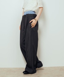 ダブルウエストパンツ