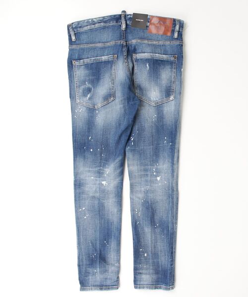 DSQUARED2（ディースクエアード）の「Skater Jean Medium Spots Wash/0252（デニムパンツ・メンズ・ブルー・46/48/50/52/44）」の2枚目の写真