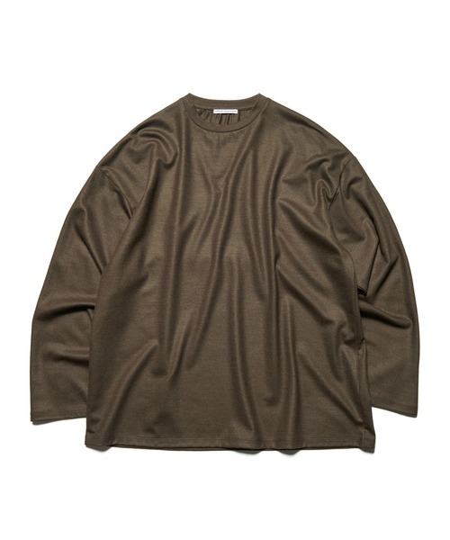  economics experiment no border ロンT SILKY MILLED WOOL LOOSE L/S TEE（Tシャツ/カットソー）｜uniform