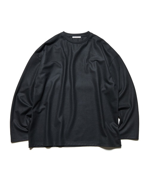 SILKY MILLED WOOL LOOSE L/S TEE（Tシャツ/カットソー）｜uniform