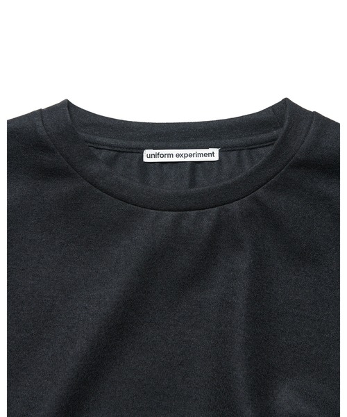 uniform experiment（ユニフォームエクスペリメント）の「SILKY MILLED WOOL LOOSE L/S TEE（Tシャツ/カットソー・メンズ・ブラック/ライトグレー/ブラウン・2/1/3/4）」の6枚目の写真