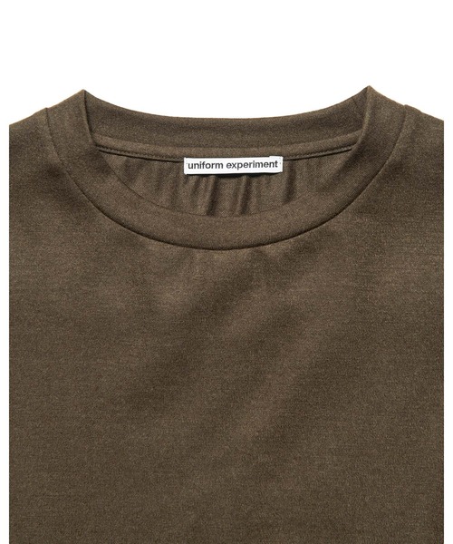 uniform experiment（ユニフォームエクスペリメント）の「SILKY MILLED WOOL LOOSE L/S TEE（Tシャツ/カットソー・メンズ・ブラック/ライトグレー/ブラウン・2/1/3/4）」の9枚目の写真