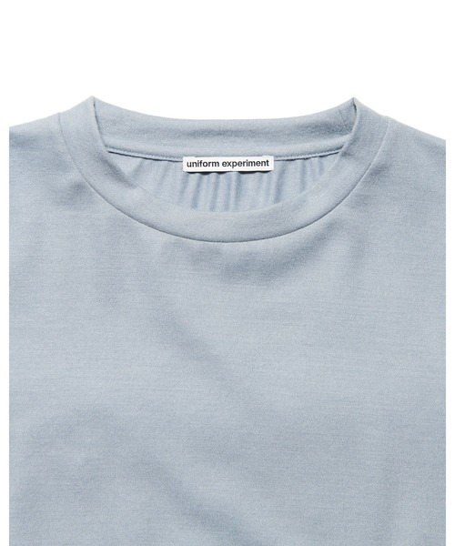 uniform experiment（ユニフォームエクスペリメント）の「SILKY MILLED WOOL LOOSE L/S TEE（Tシャツ/カットソー・メンズ・ブラック/ライトグレー/ブラウン・2/1/3/4）」の12枚目の写真