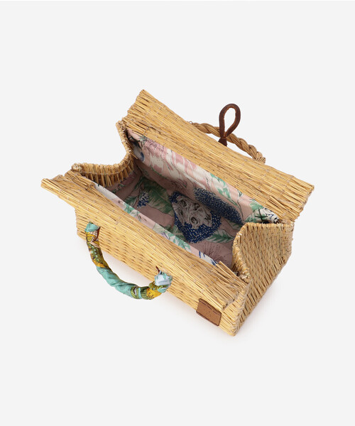 マニプリ　かごバッグ manipuri/マニプリ】カゴバッグスカーフセット（かごバッグ