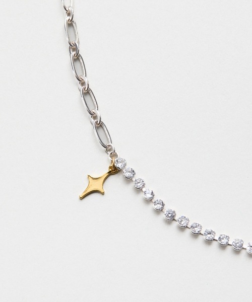 LAPUIS（ラピュイ）の「LAPUIS(ラピュイ) Ornament Bijou necklace（ネックレス・レディース・ゴールド/マルチ・FREE）」の3枚目の写真