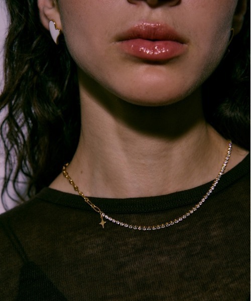 LAPUIS（ラピュイ）の「LAPUIS(ラピュイ) Ornament Bijou necklace（ネックレス・レディース・ゴールド/マルチ・FREE）」の7枚目の写真