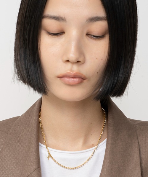 LAPUIS（ラピュイ）の「LAPUIS(ラピュイ) Ornament Bijou necklace（ネックレス・レディース・ゴールド/マルチ・FREE）」の16枚目の写真