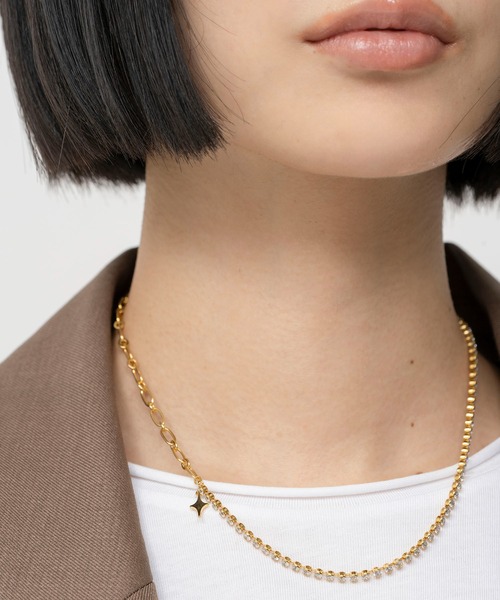 LAPUIS（ラピュイ）の「LAPUIS(ラピュイ) Ornament Bijou necklace（ネックレス・レディース・ゴールド/マルチ・FREE）」の13枚目の写真